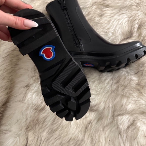 Moncler Loftgrip Rain Boots with heel black - Picture 3 of 6